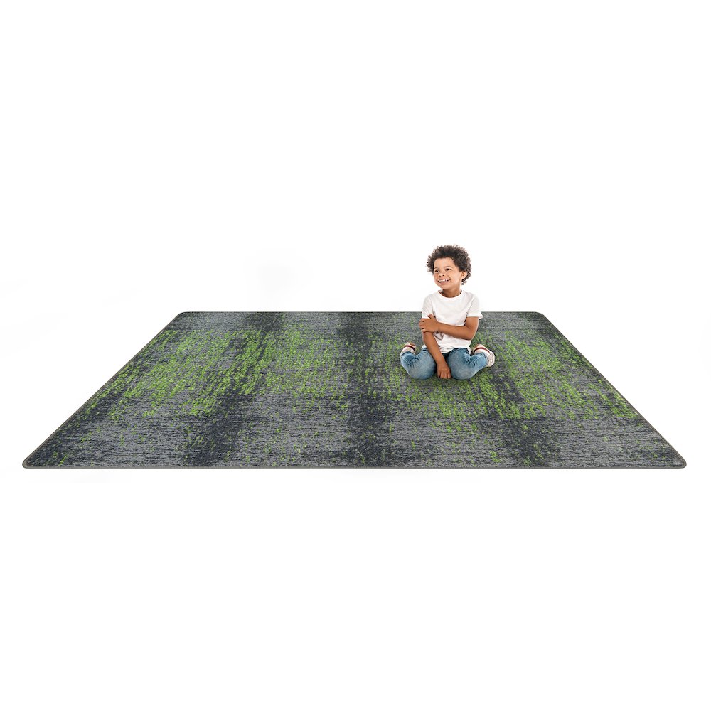 Kid Essentials Surface Tension 10'9" x 13'2" Area Rug in Color Meadow