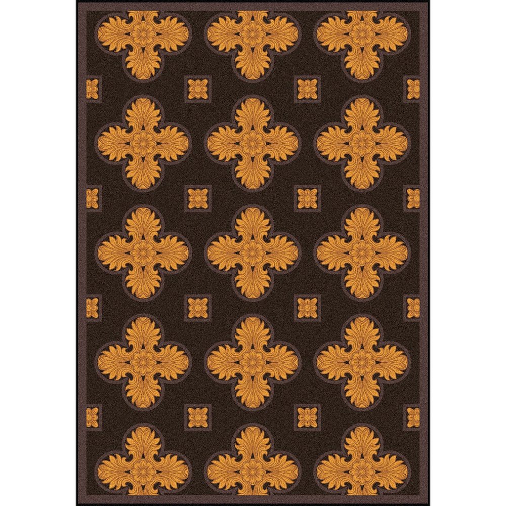 Any Day Matinee Tivoli 10'9" x 13'2" Area Rug in Color Brown