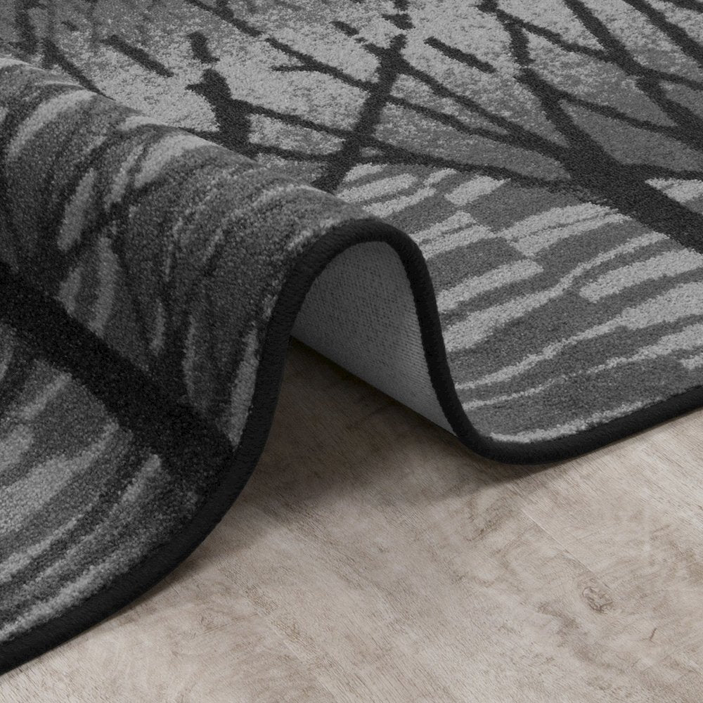 First Take Woodland Way 10'9" x 13'2" Area Rug in Color Fog