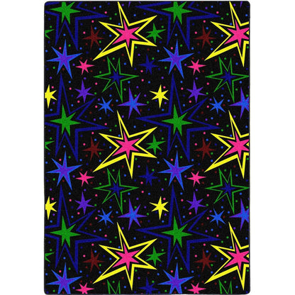 Neon Lights Kapow 12' x 18' Area Rug in Color Fluorescent