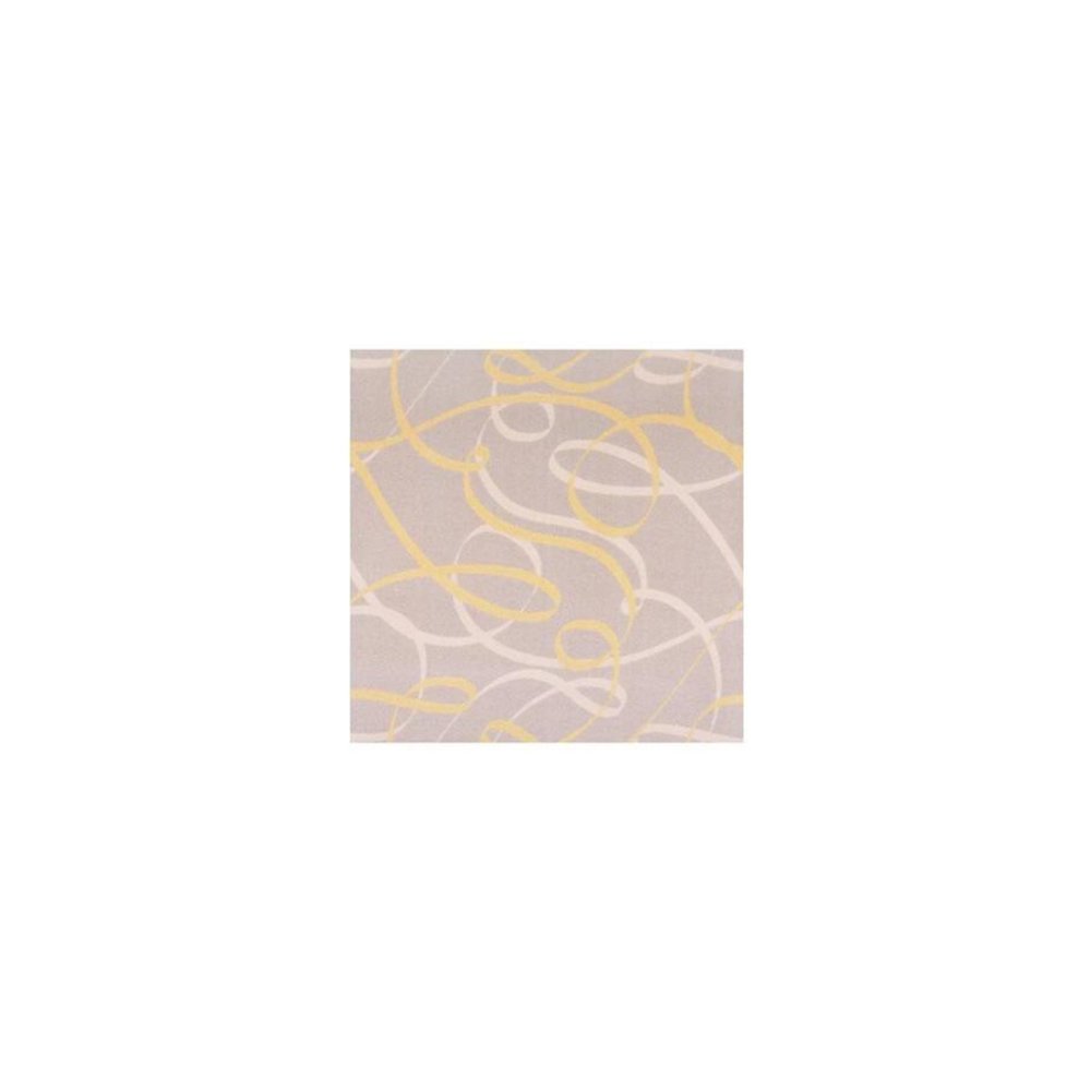 Playful Patterns Ribbons 10'9" x 13'2" Area Rug in Color Yellow