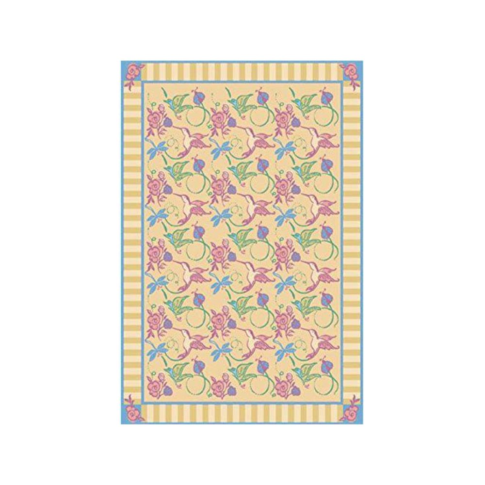 Kaleidoscope Flights of Fantasy 3'10" x 5'4" Area Rug in Color Gold