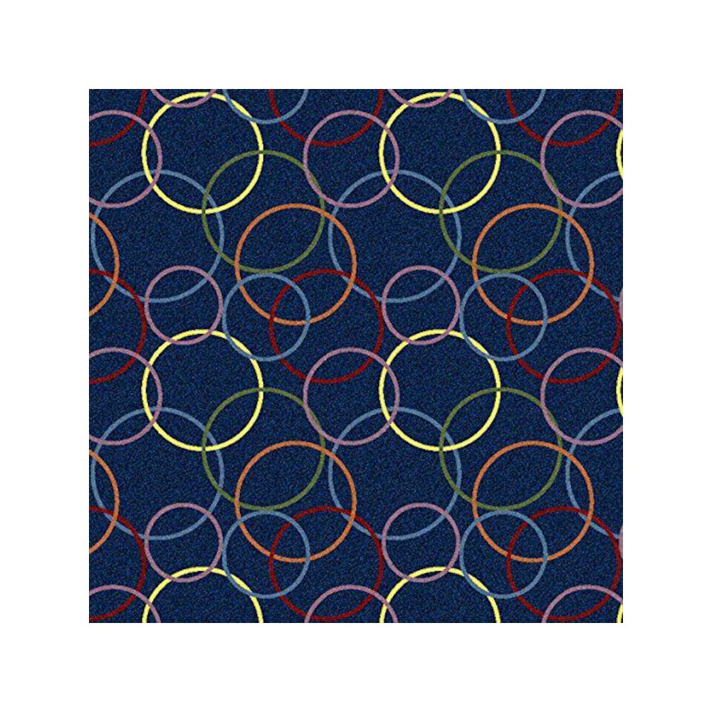 Joy Carpet Spirals Multi 3'10" x 5'4"