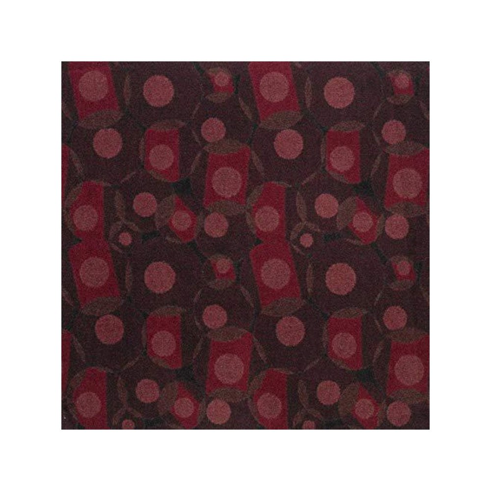 Games People Play Corner Pocket 5'4" x 7'8" Area Rug in Color Burgundy