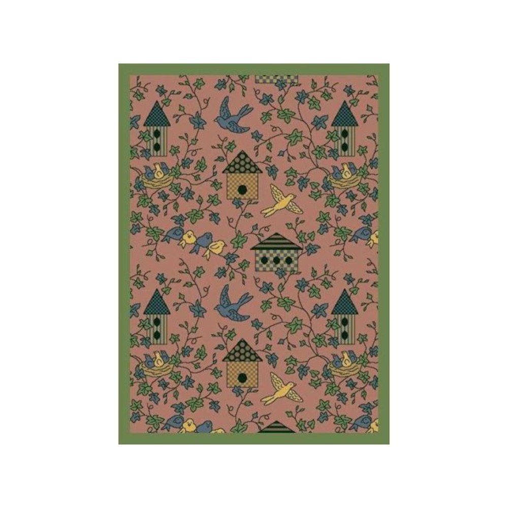 Kaleidoscope Sweet Tweet 7'8" x 10'9" Area Rug in Color Rose