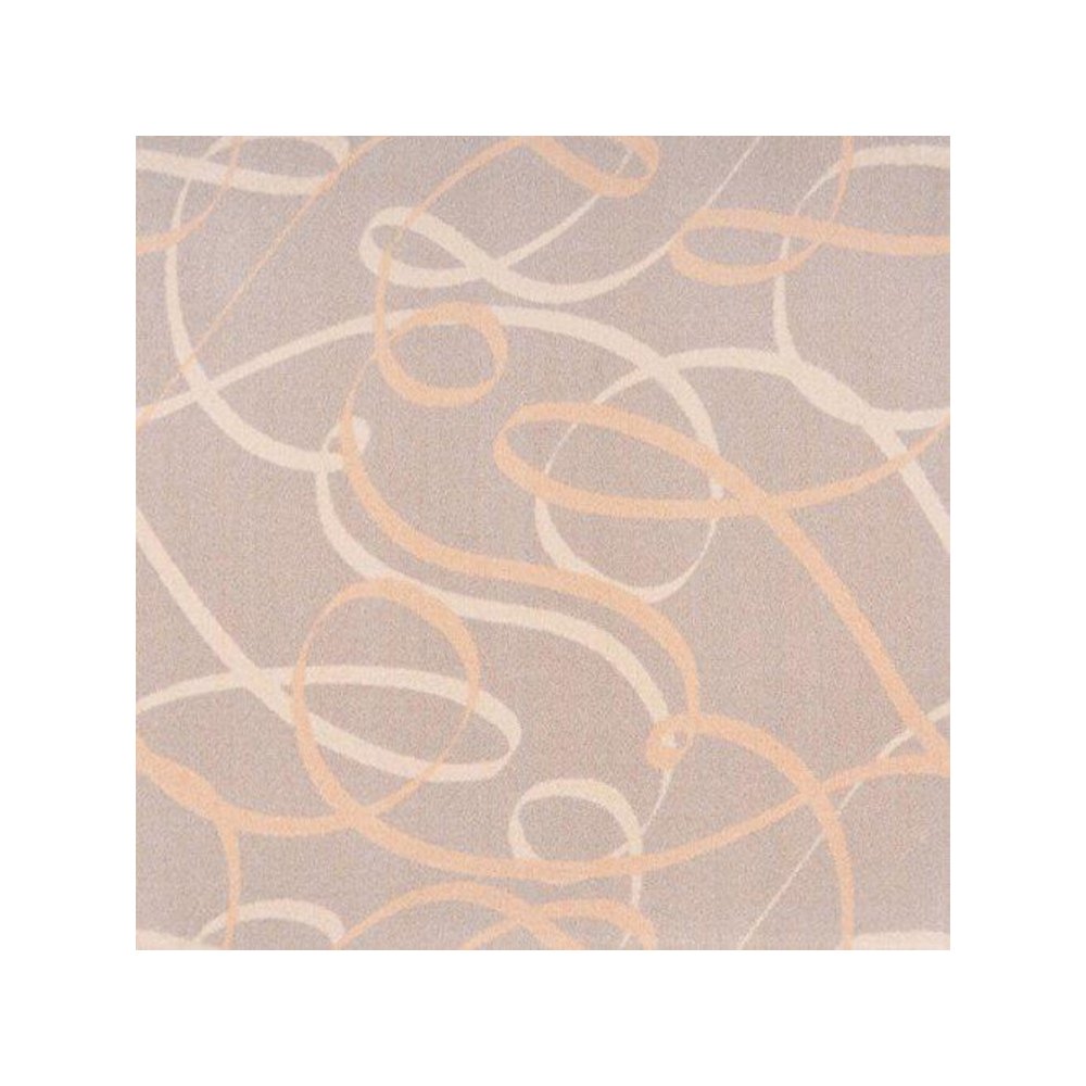 Playful Patterns Ribbons 7'8" x 10'9" Area Rug in Color Beige