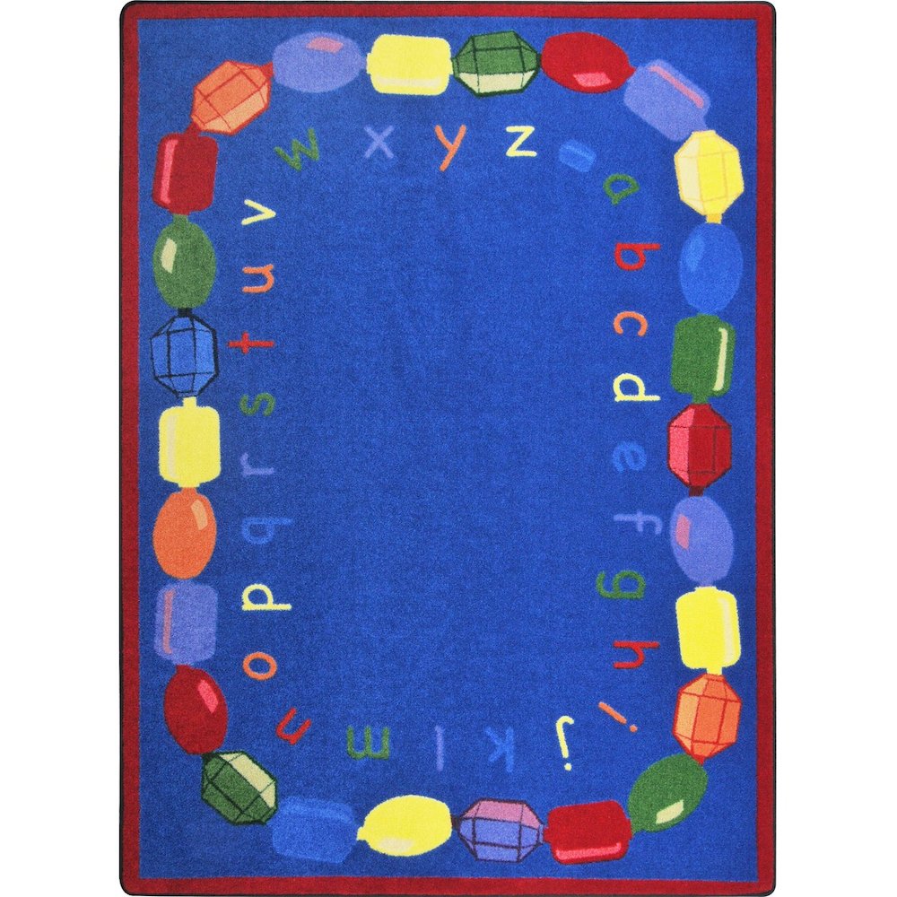 Kid Essentials Baby Beads 3'10" x 5'4" Area Rug in Color Multi