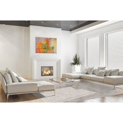 Impressions Balanced 3'10" x 5'4" Area Rug in Color Dove