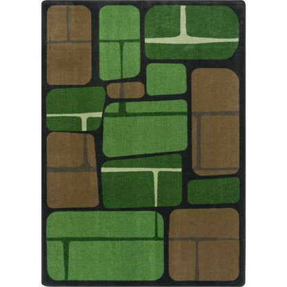 Kid Essentials BioStones 5'4" x 7'8" Area Rug in Color Meadow