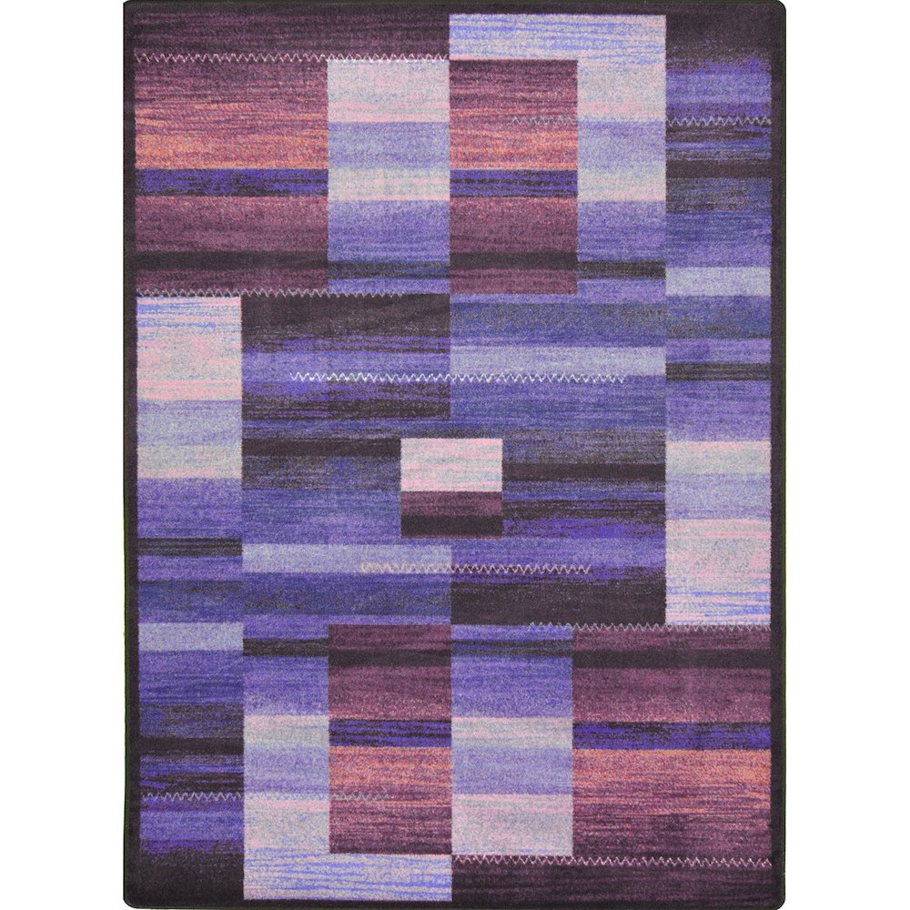 Kid Essentials Boomblox 3'10" x 5'4" Area Rug in Color Purple