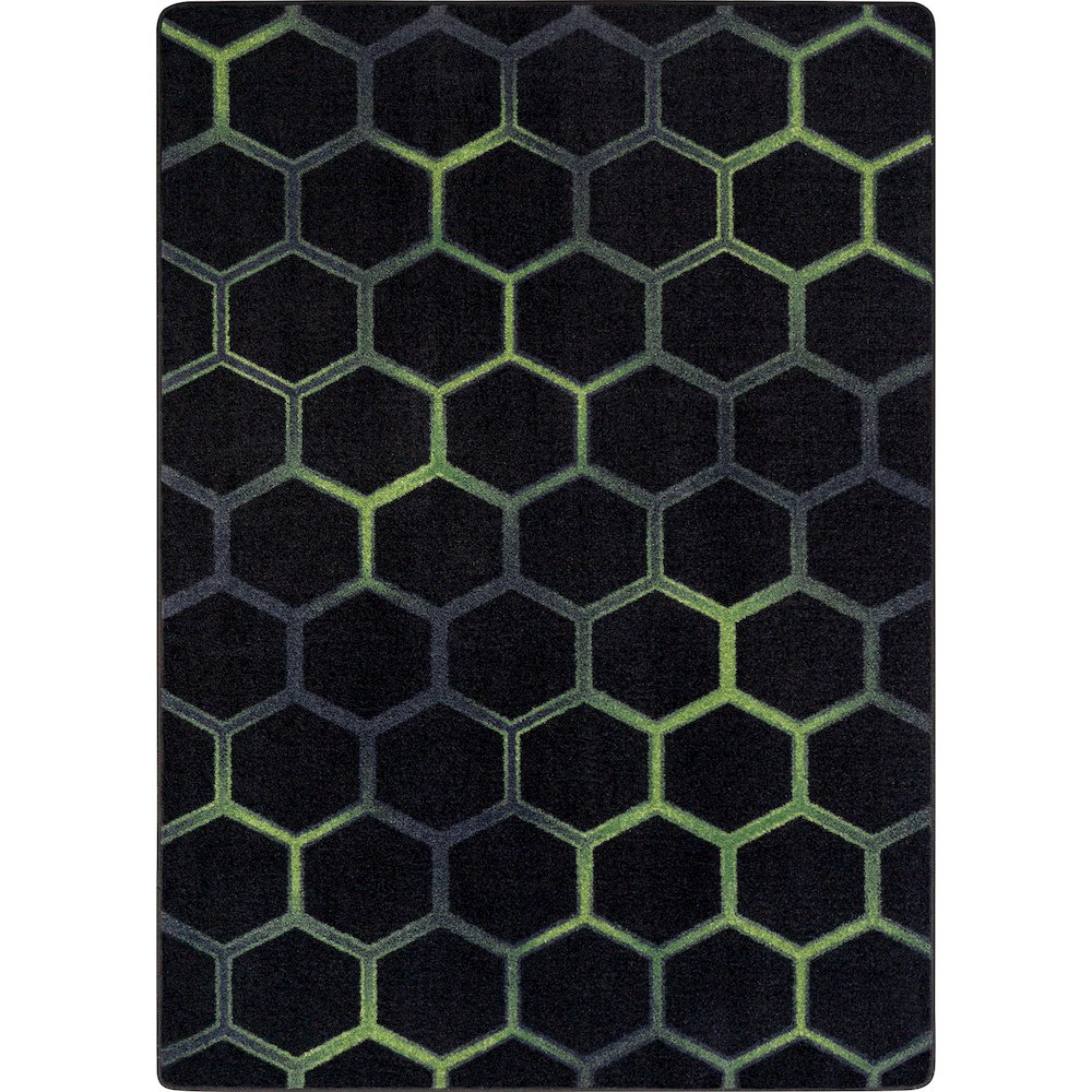 Kid Essentials Breakout 3'10" x 5'4" Area Rug in Color Emerald