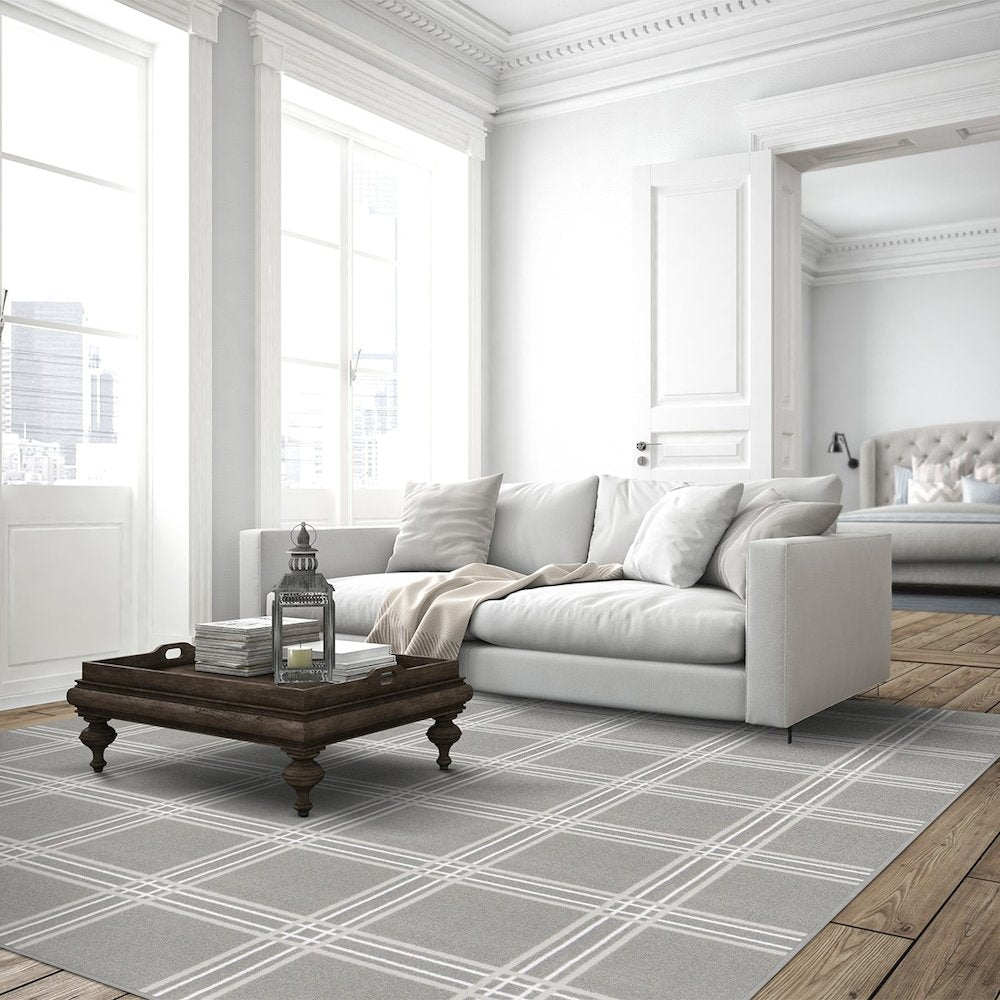 Impressions Broadfield 3'10" x 5'4" Area Rug in Color Dove