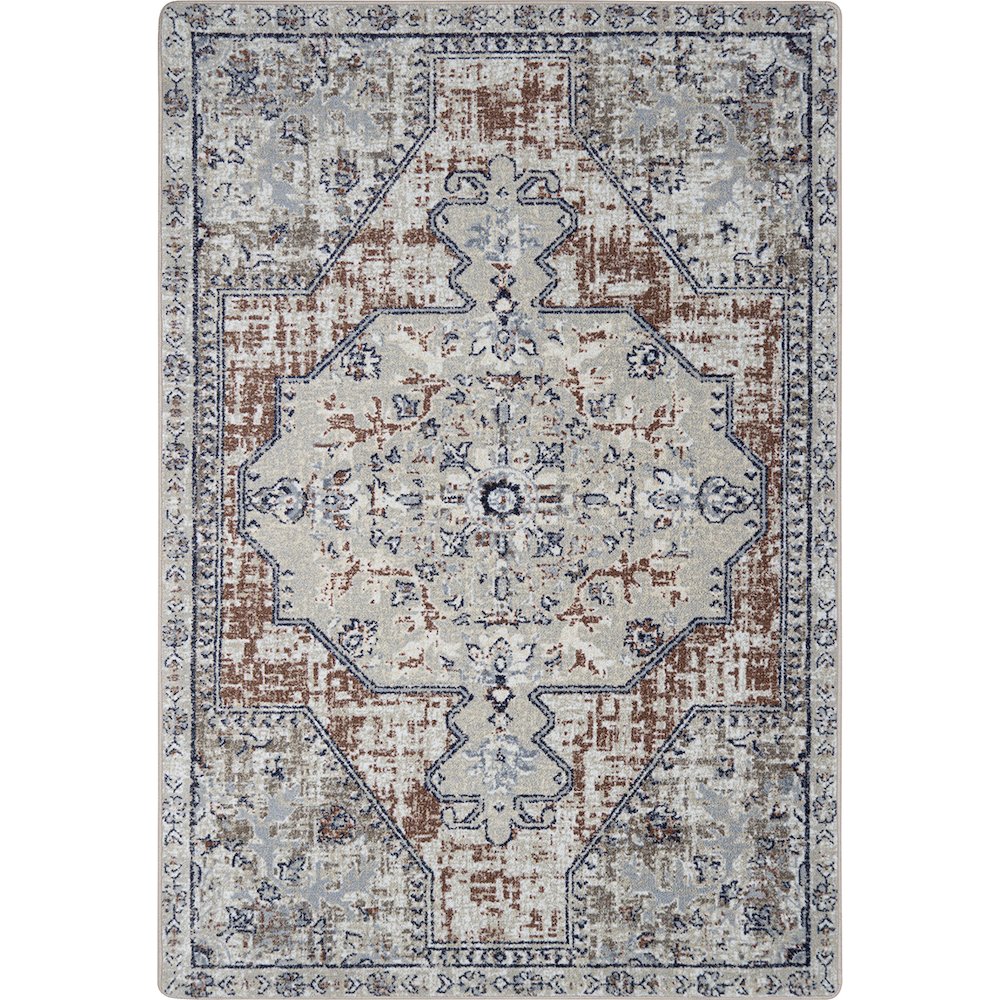 Canyon Tapestry 3'10" x 5'4" Area Rug in Color Terracotta