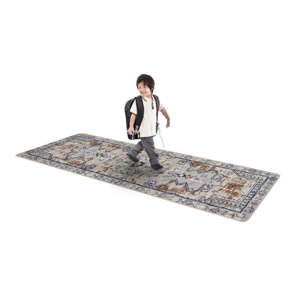 Canyon Tapestry 2'1" x 7'8" Runner Area Rug in Color Terracotta