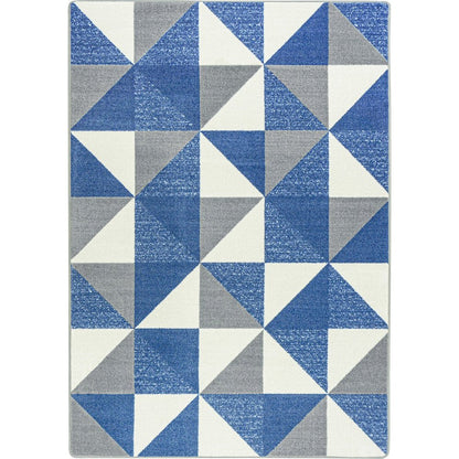 Claremont Kids Cartwheel 3'10" x 5'4" Area Rug in Color Blue Skies