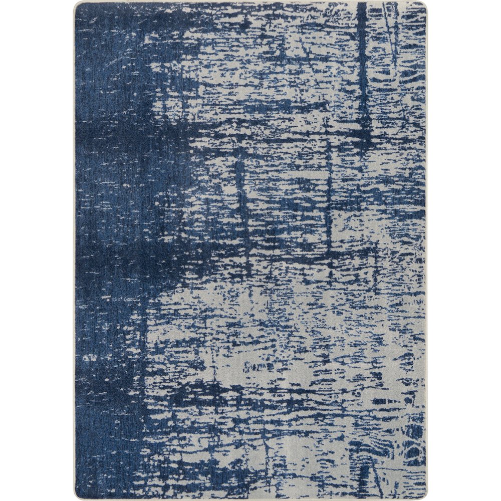 Kid Essentials Coastal Canvas 3'10" x 5'4" Area Rug in Color High Tide