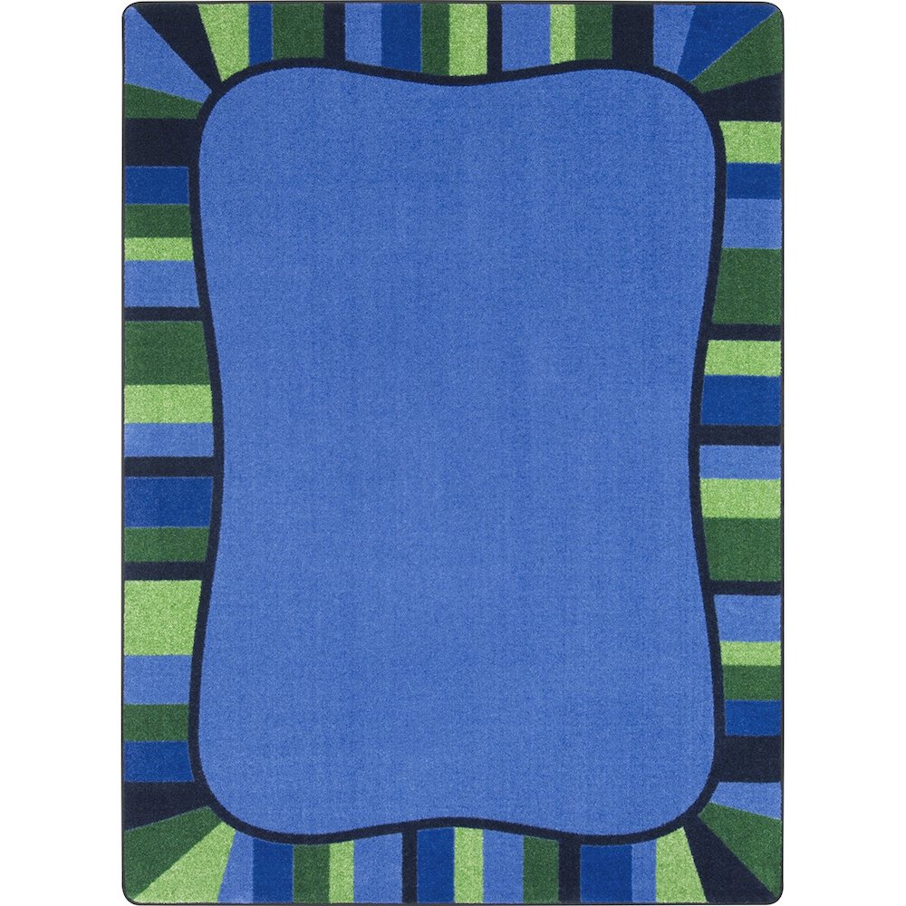 Kid Essentials Colorful Accents 5'4" x 7'8" Area Rug in Color Seaglass
