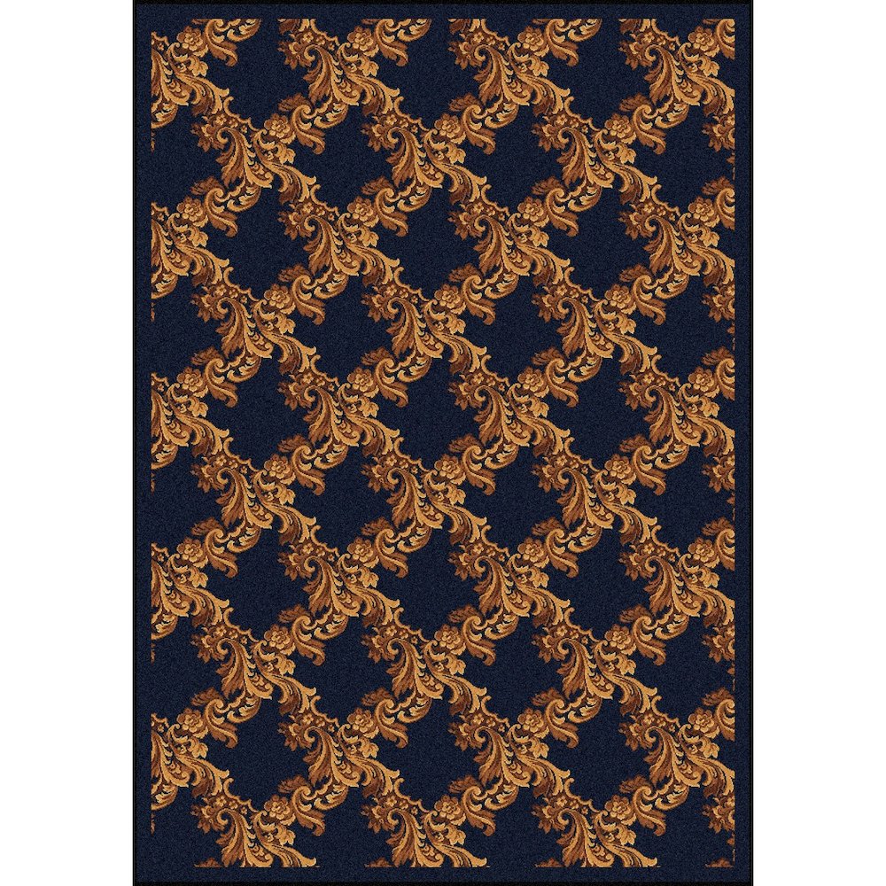 Any Day Matinee Corinth 3'10" x 5'4" Area Rug in Color Navy