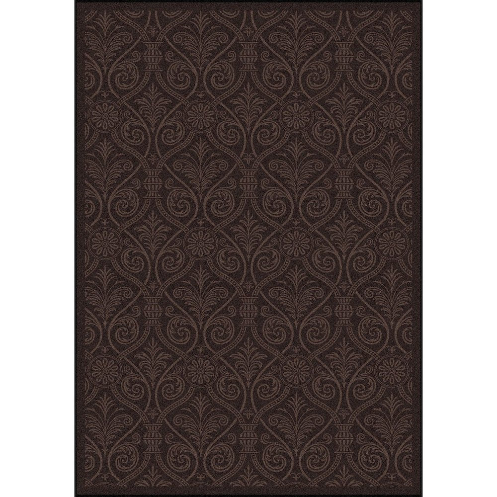 Any Day Matinee Damascus 3'10" x 5'4" Area Rug in Color Brown