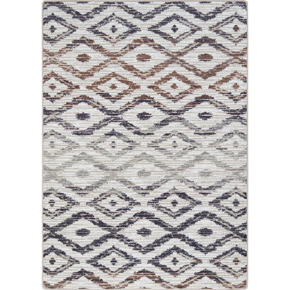 Diamond Oasis 3'10" x 5'4" Area Rug in Color Sunset