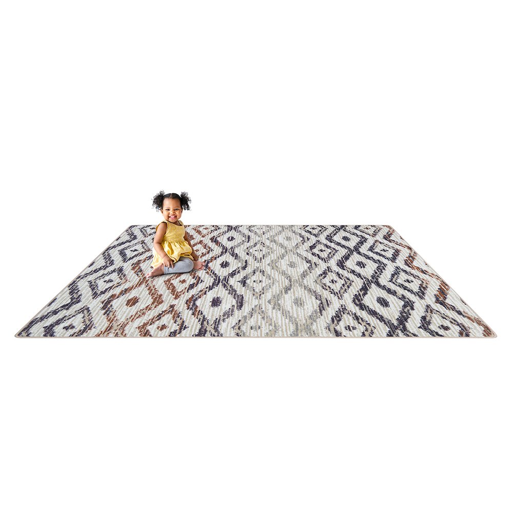 Diamond Oasis 3'10" x 5'4" Area Rug in Color Sunset