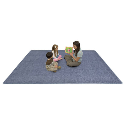 Kid Essentials Endurance 6' x 6' Area Rug in Color Glacier Blue