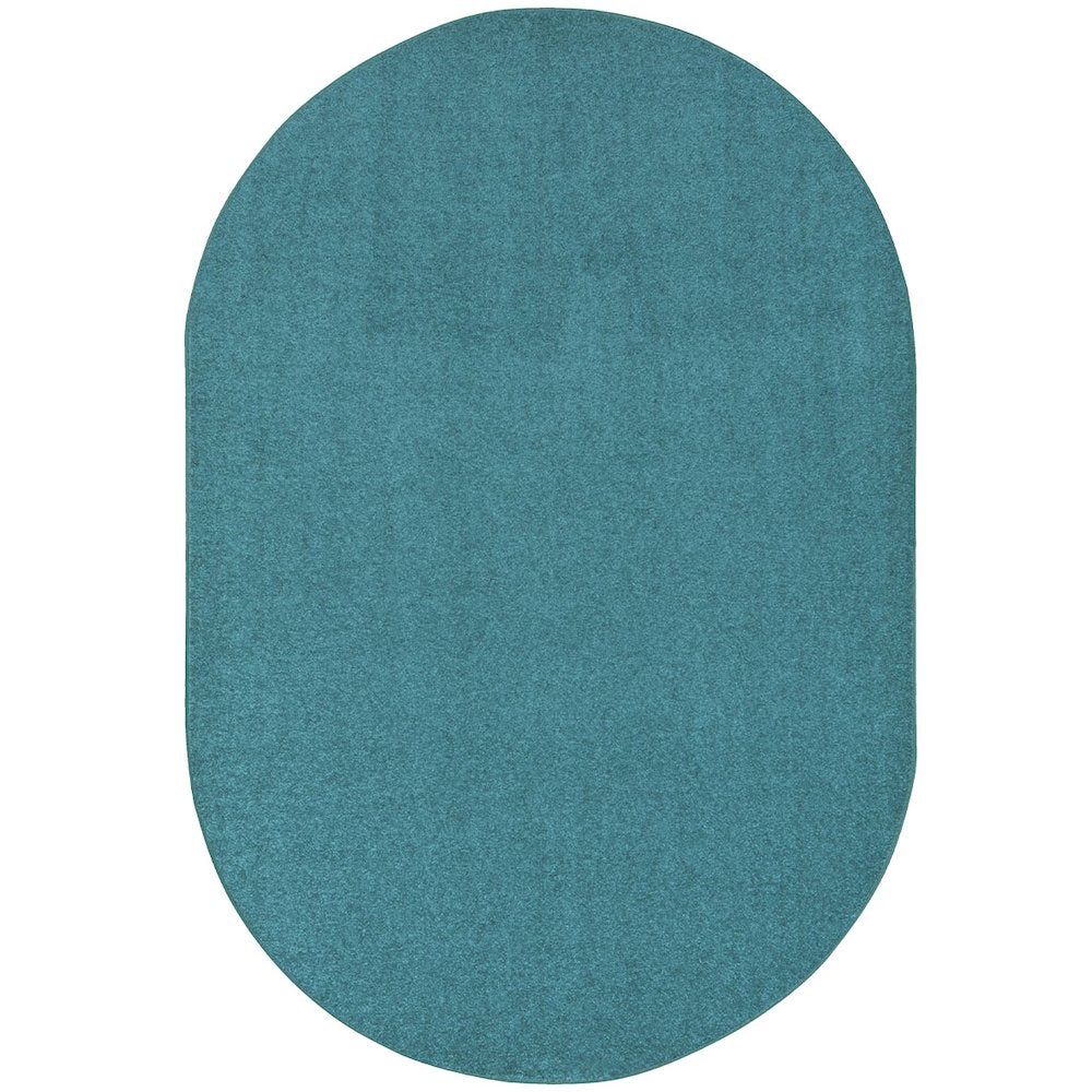Kid Essentials Endurance 6' x 9' Oval Area Rug in Color Mint