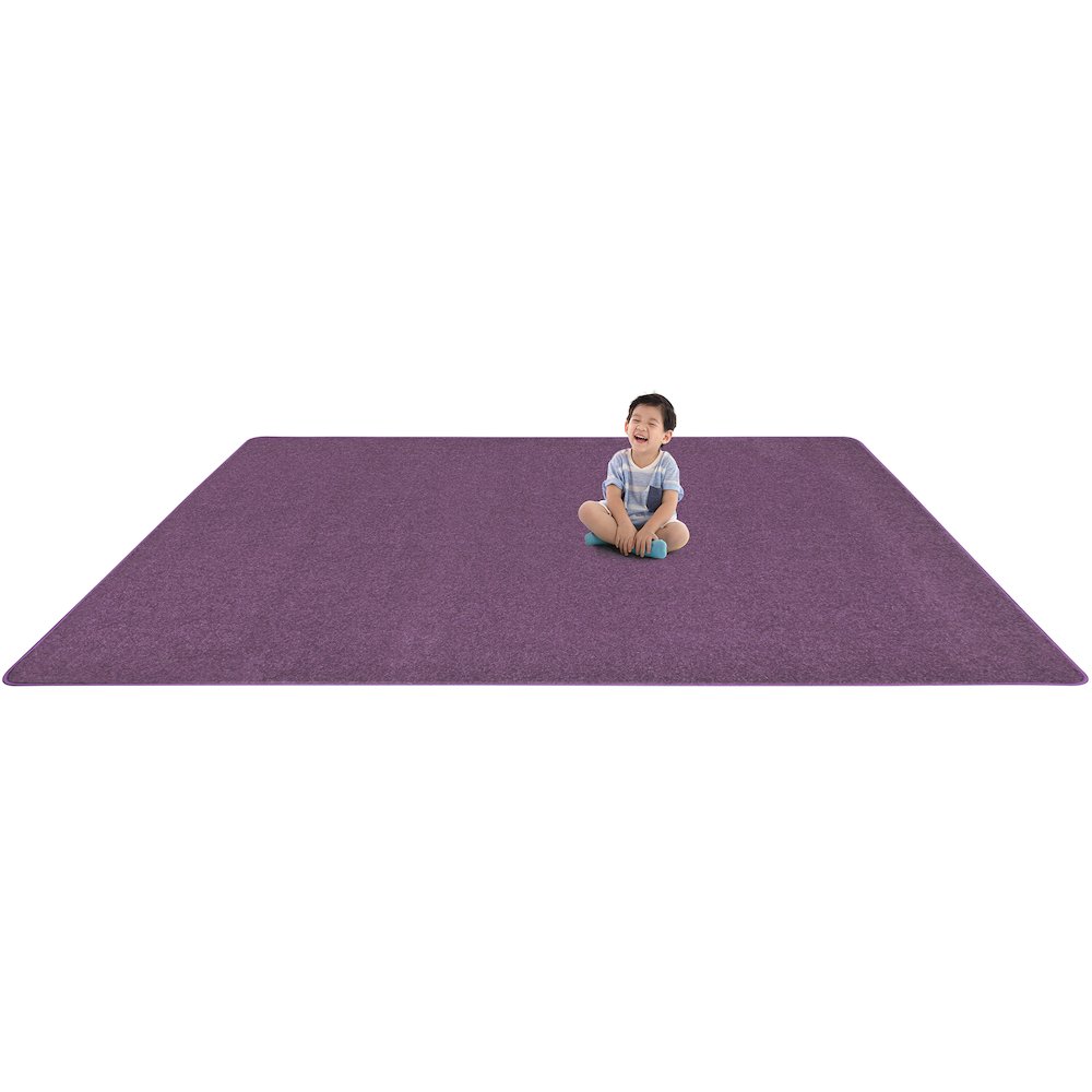 Kid Essentials Endurance 6' x 6' Area Rug in Color Purple