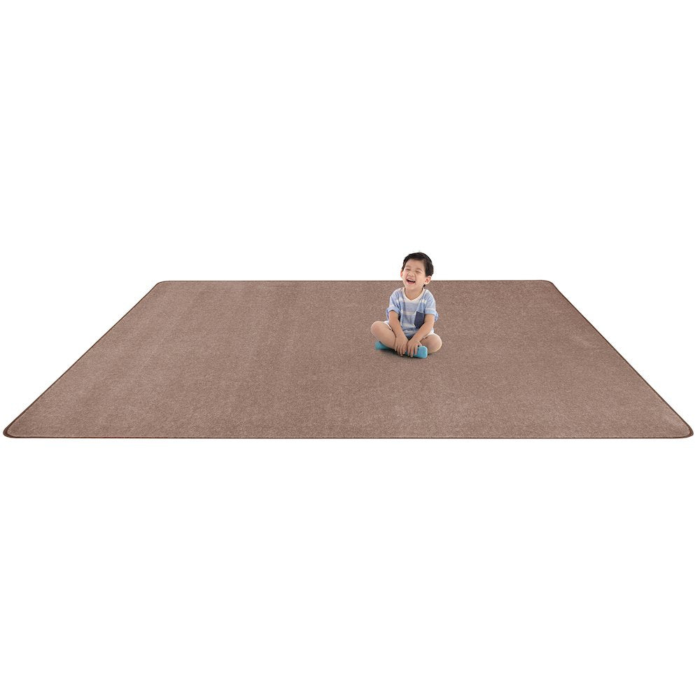Kid Essentials Endurance 6' x 6' Area Rug in Color Taupe