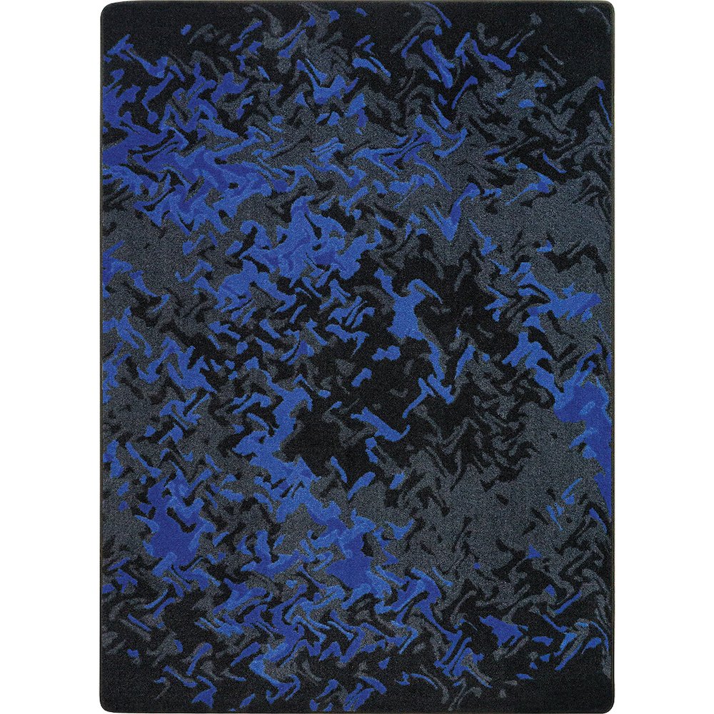 Kid Essentials Eruption 3'10" x 5'4" Area Rug in Color Sapphire
