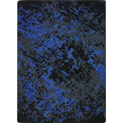 Kid Essentials Eruption 3'10" x 5'4" Area Rug in Color Sapphire