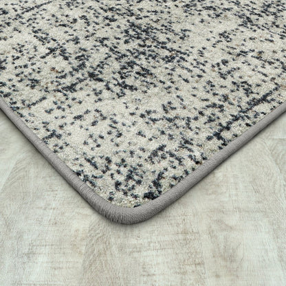 WorkSpace Etched In Stone 3'10" x 5'4" Area Rug in Color Fog