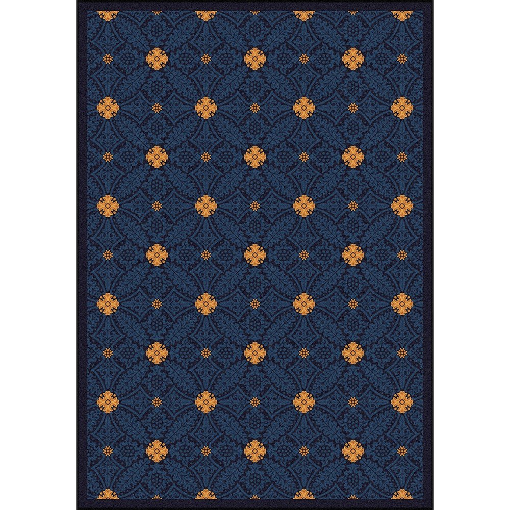 Any Day Matinee Fort Wood 3'10" x 5'4" Area Rug in Color Navy