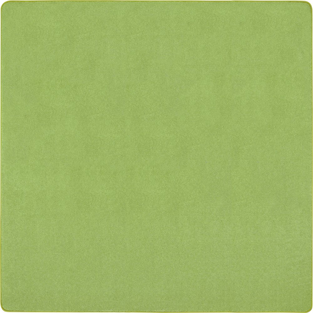 Kid Essentials Just Kidding 6' x 6'  Area Rug in Color Lime Green