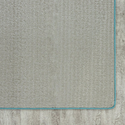 Kid Essentials Just Kidding 6' x 6'  Area Rug in Color Seafoam