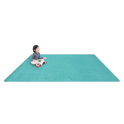 Kid Essentials Just Kidding 4' x 6' Area Rug in Color Seafoam