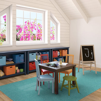 Kid Essentials Just Kidding 4' x 6' Area Rug in Color Seafoam