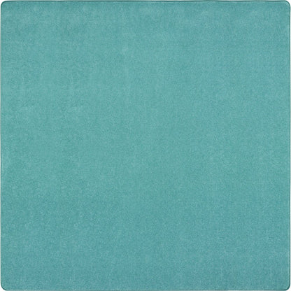 Kid Essentials Just Kidding 6' x 6'  Area Rug in Color Seafoam