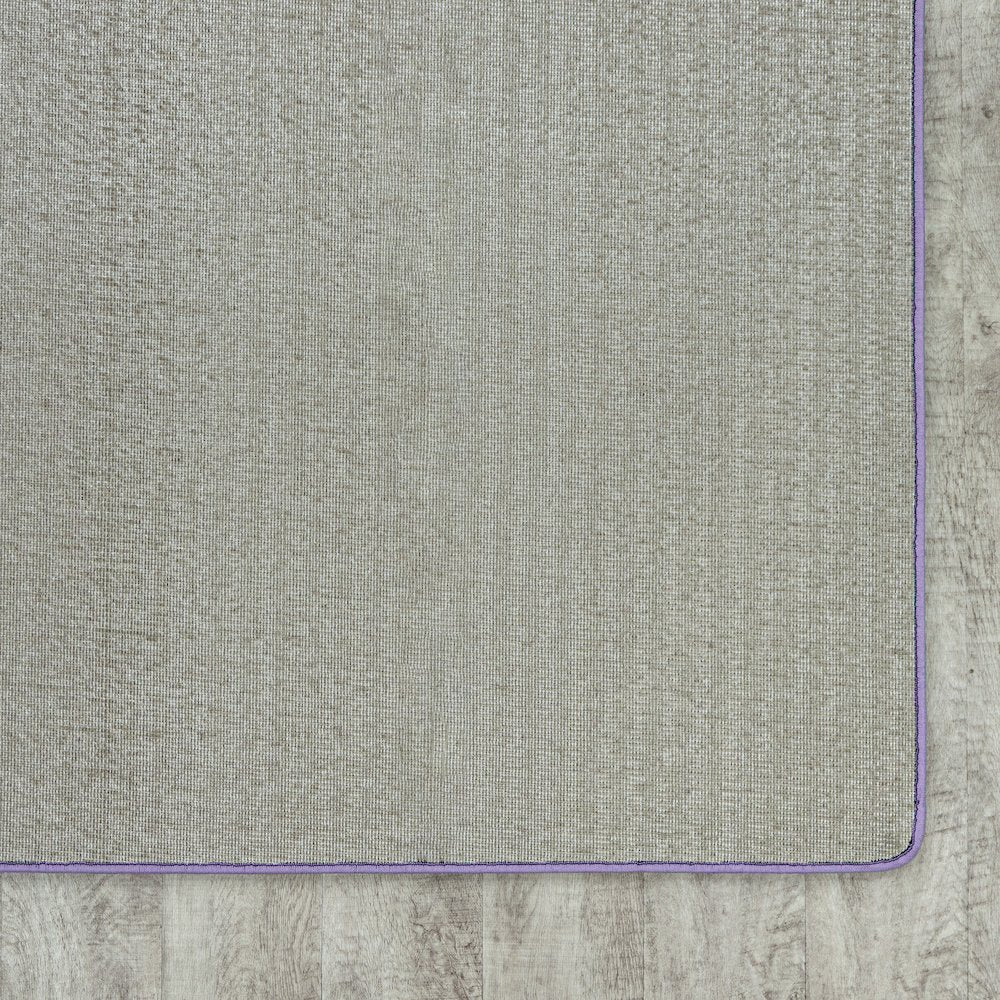 Kid Essentials Just Kidding 6' x 6'  Area Rug in Color Very Violet