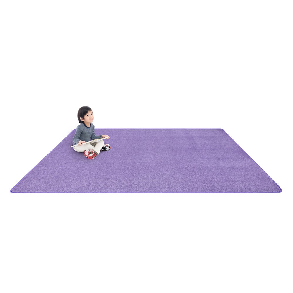 Kid Essentials Just Kidding 4' x 6' Area Rug in Color Very Violet