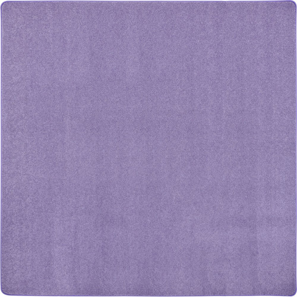 Kid Essentials Just Kidding 6' x 6'  Area Rug in Color Very Violet