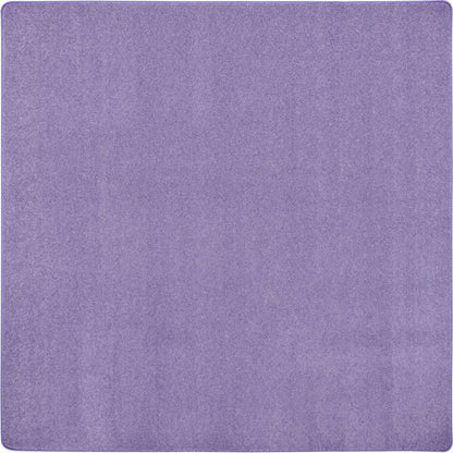 Kid Essentials Just Kidding 6' x 6'  Area Rug in Color Very Violet