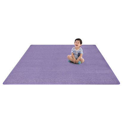 Kid Essentials Just Kidding 6' x 6'  Area Rug in Color Very Violet