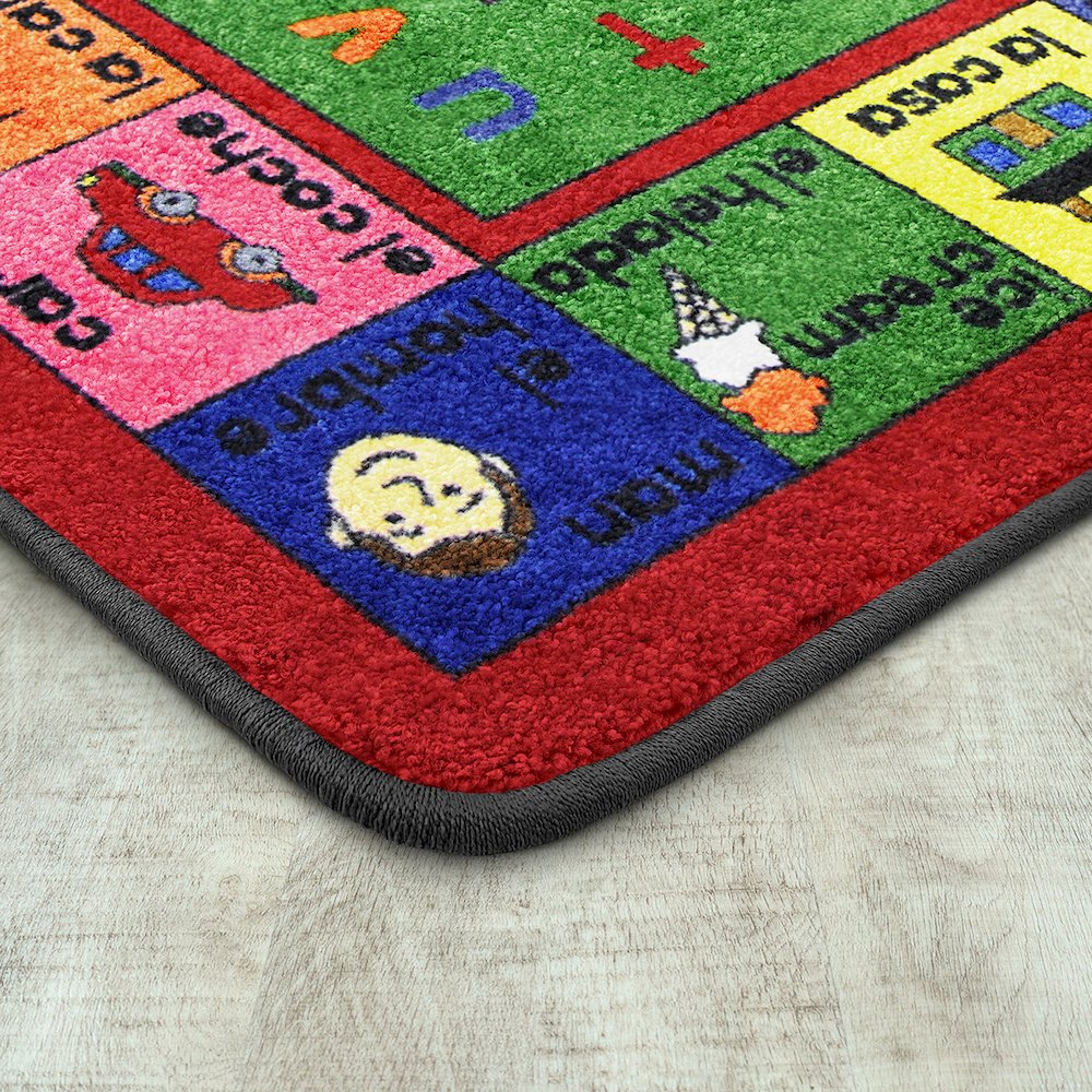 Kid Essentials LenguaLink (Spanish) 5'4" x 7'8" Area Rug in Color Multi