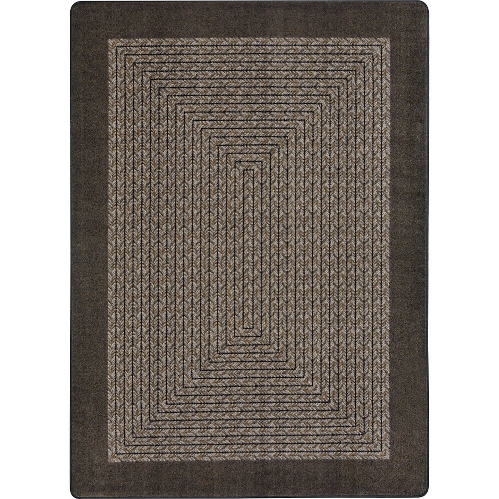Kid Essentials Like Home 3'10" x 5'4" Area Rug in Color Chocolate