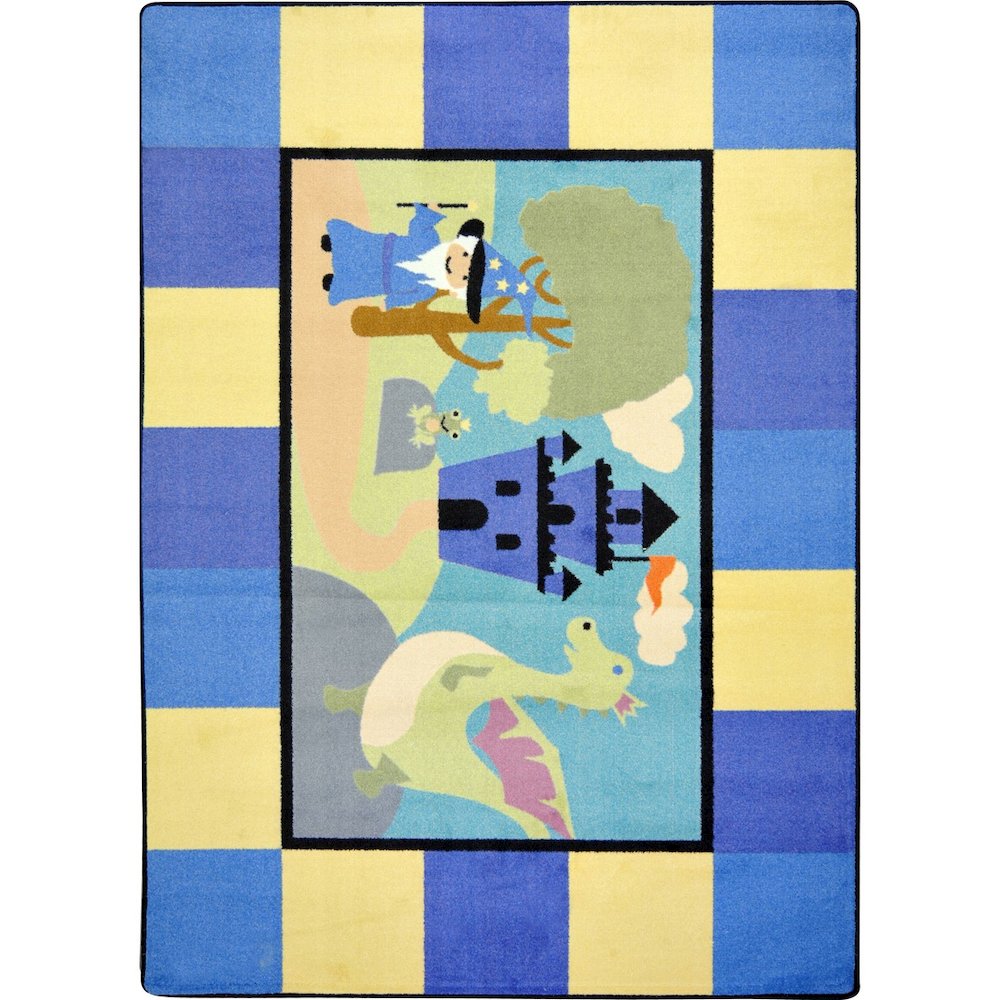 Kid Essentials Lil' Wizard 3'10" x 5'4" Area Rug in Color Multi