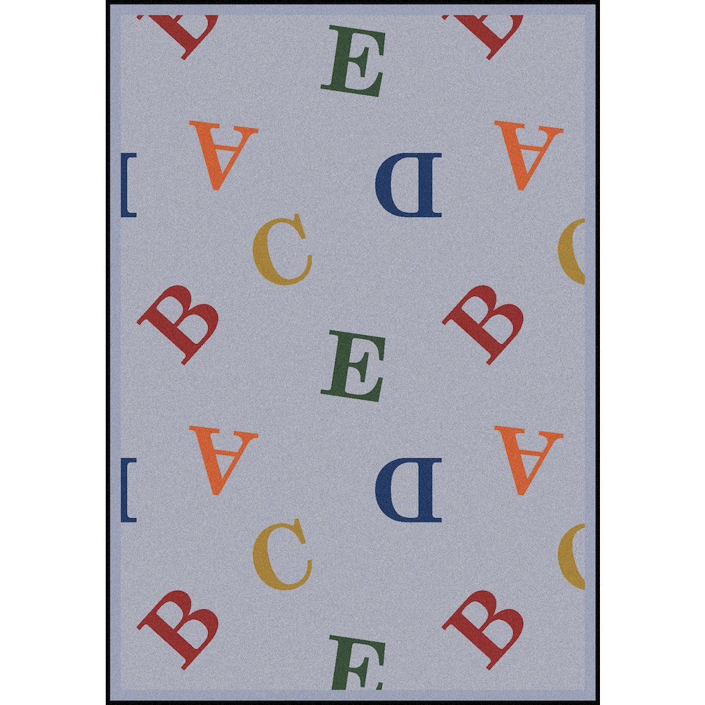 Playful Patterns Love Letters 3'10" x 5'4" Area Rug in Color Chimney Sweep