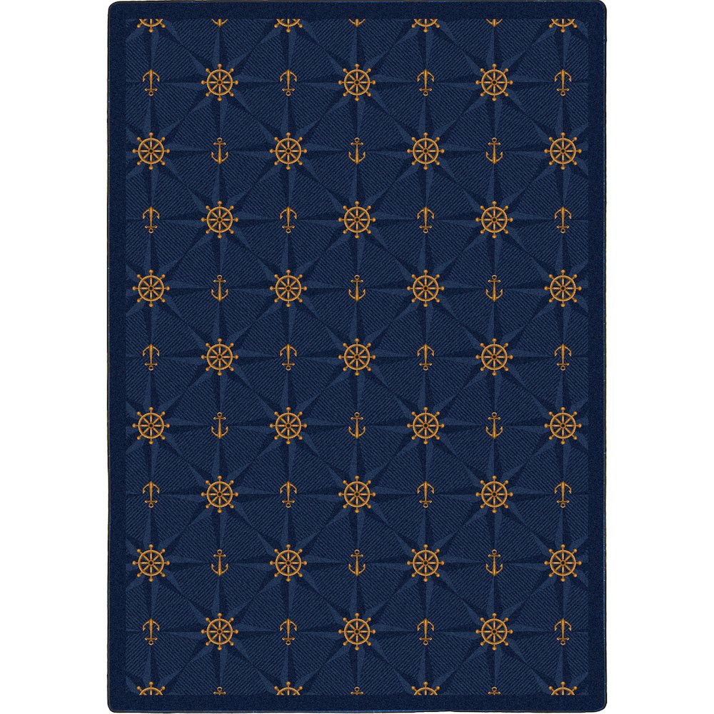 Kaleidoscope Mariner's Tale 3'10" x 5'4" Area Rug in Color Navy