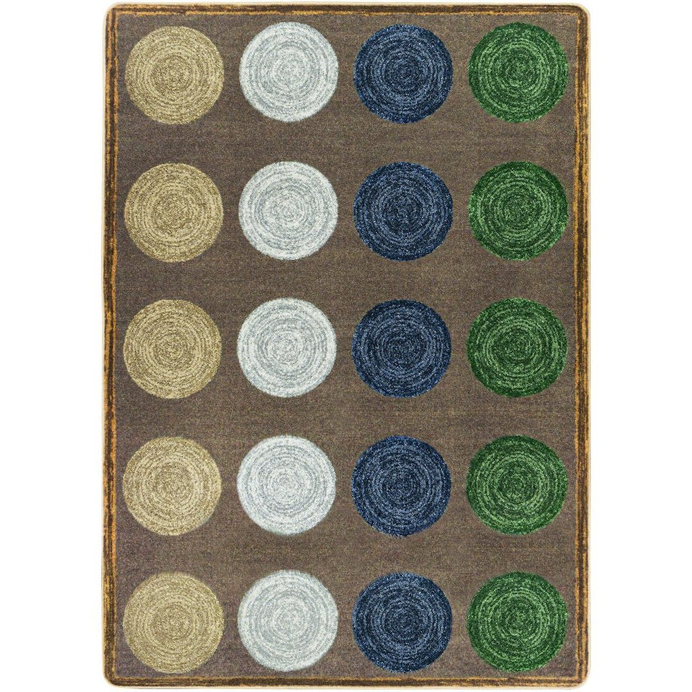 Kid Essentials Mindful Seating 5'4" x 7'8" Area Rug in Color Multi
