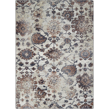 Mojave Bloom 3'10" x 5'4" Area Rug in Color Sunset